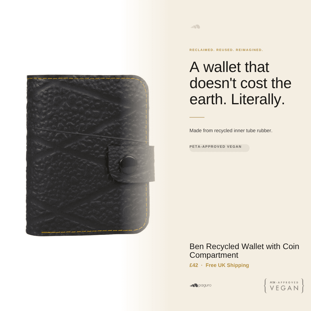 Ben Recycled Wallet with Coin Compartment