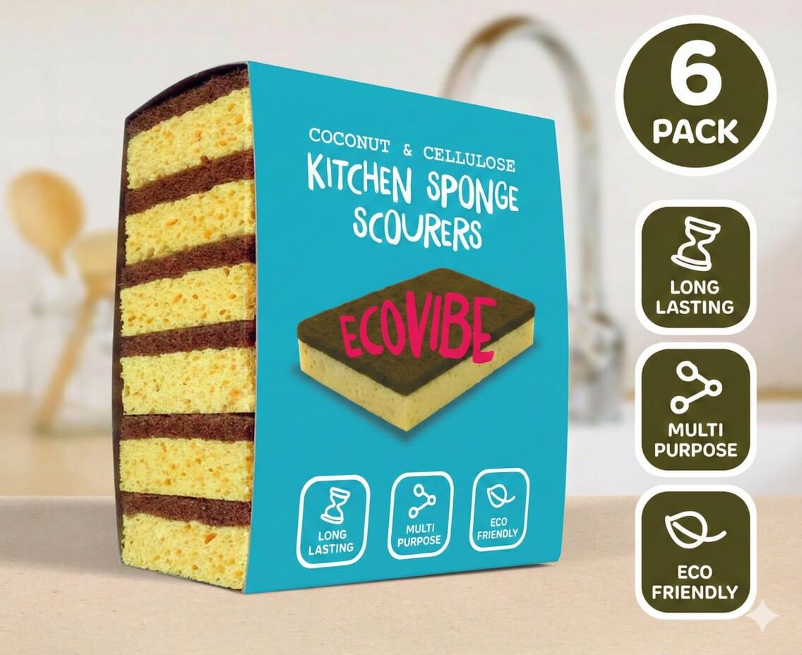 Compostable Sponges (Three Types)