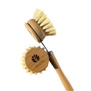 Bamboo Dish Brush with Replaceable Head | Natural Kitchen Washing Up Brush