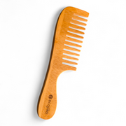Bamboo Wide Tooth Comb With Handle