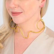 Furaha Recycled Brass Earrings