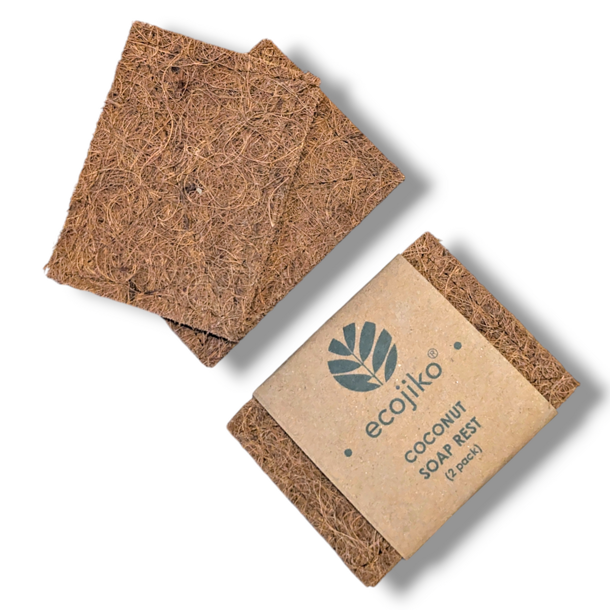 Coconut Coir Soap Rest | Compostable, Set of 2