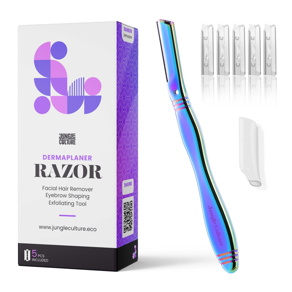 Reusable Dermaplaning Tool | Metal Eyebrow & Facial Razor
