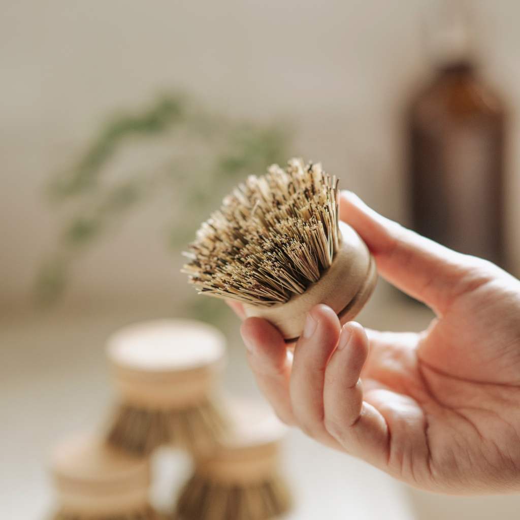 Plant-Based Dish Brush Set | Zero-Waste Kitchen Scrubbers