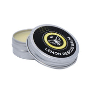 Lemon royal jelly rescue balm in a small tin