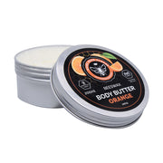 Jar of sweet orange scented beeswax body butter