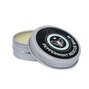 Peppermint royal jelly rescue balm in a small tin