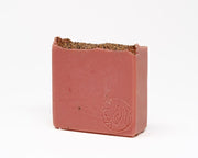 Strawberry and rhubarb shea butter clay soap bar